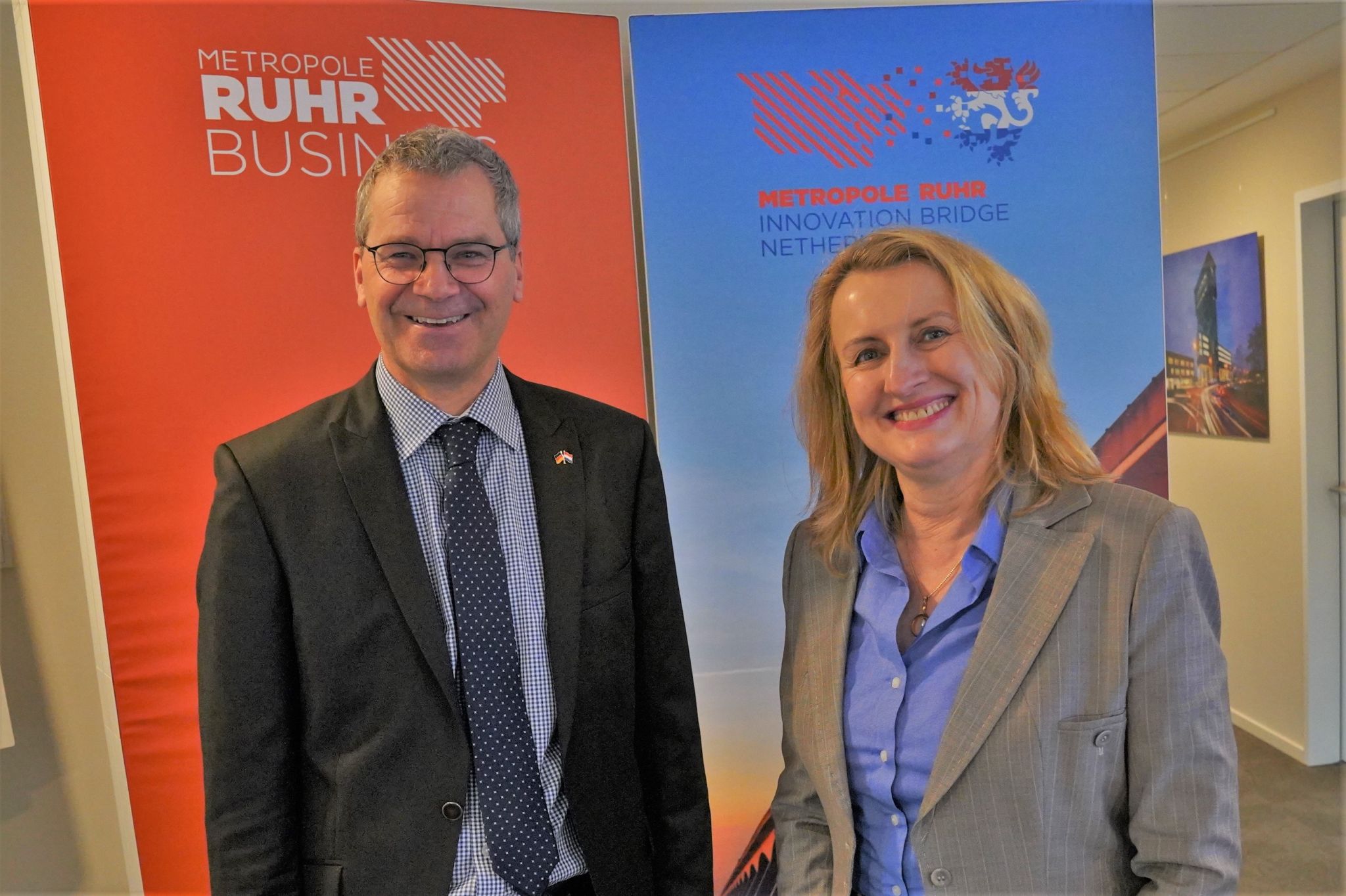 Julia Frohne En Peter Schuurman (C) Business Metropole Ruhr